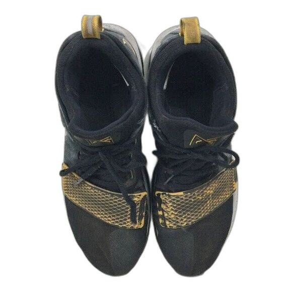 Nike PG 1 Paul George-Men\'s Size 11.5 -Black/Yellow Basketball Shoes- 878627-006 main image 6